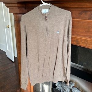 Southern tide fourths zip sweater